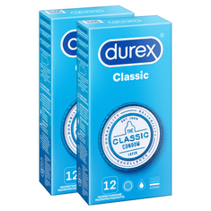 Durex Sada 2x Durex Classic 12 ks.