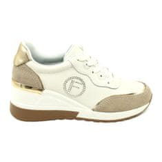 Filippo Dámská vázaná sportovní obuv White/Beige velikost 41