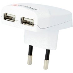 Skross Cestovní adaptér pro použití v Evropě pro 2 USB