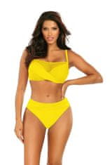 Self Dámské dvoudílné plavky 1002N2 21 Fashion16, žlutá, 65/C