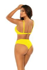 Self Dámské dvoudílné plavky 1002N2 21 Fashion16, žlutá, 65/C