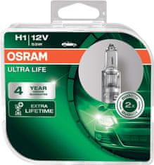 Osram OSRAM H1 64150ULT-HCB ULTRA LIFE, 55W, 12V, P14.5s duobox