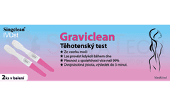 Singclean GRAVICLEAN těhotenský test - midstream 2 ks