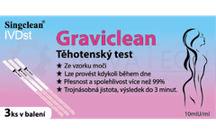 Singclean GRAVICLEAN těhotenský test - proužky 3 ks
