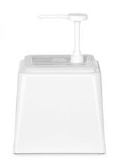 Hendi Zásobník na omáčky s pumpičkou 2,5L, Bílá, 230x210x(H)250mm - 203545