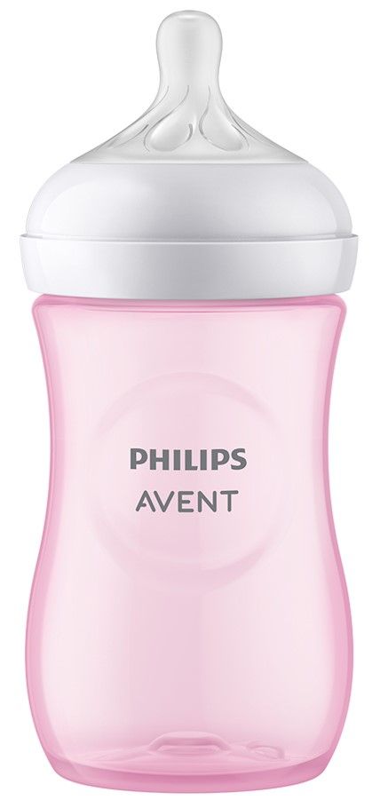 Levně Philips Avent Láhev Natural Response 260 ml, 1m+, růžová