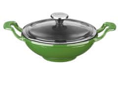 LAVA Metal Litinový wok 16 cm - zelený