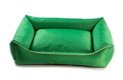 Argi Pelech pro psa obdélníkový - snímatelný potah z polyesteru - zelený - 70 x 55 cm
