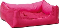 Argi Pelech pro zvířata obdélníkový s polštářem - růžový - 45 x 35 x 18 cm