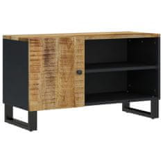 Vidaxl TV stolek 80 x 33 x 46 cm masivní mangovník a kompozitní dřevo