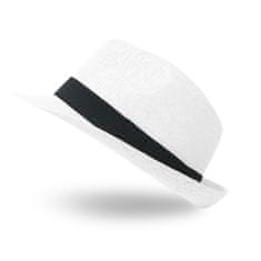 Aleszale Trilby Tomi Slaměný letní klobouk Dámské Pánské, 56 bílá