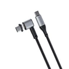 EPICO Magnetický opletený datový kabel USB-C na USB-C 9915101300220 - šedý