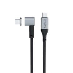 EPICO Magnetický opletený datový kabel USB-C na USB-C 9915101300220 - šedý