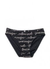 Victoria Secret Dámské klasické kalhotky Logo černé S
