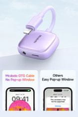 Mcdodo Adaptér, adaptér, mini jack, pro iPhone, fialový, McDodo | CA-2741