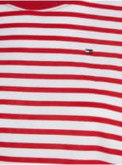 Tommy Hilfiger Bílo-červené dámské pruhované pyžamo Tommy Hilfiger Underwear M