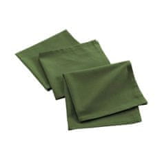 Douceur D'Interieur Bavlněné ubrousky MISTRAL, recyklovaná bavlna, 3 ks, zelený