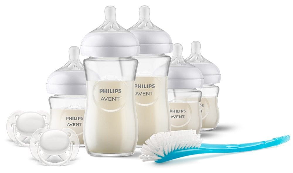 Levně Philips Avent Novorozenecká startovní sada Natural Response skleněná