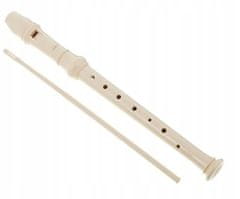 Korbi Flétna - školní hudební nástroj, čistič, pouzdro na flétnu