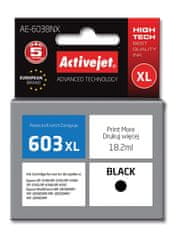 shumee Activejet inkoust AE-603BNX (náhradní Epson 603XL T03A14; Supreme; 18,2 ml; černý)