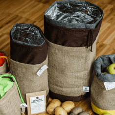 Zembag pytel hnědý na 10 kg brambor + 4 kmínové pytlíky