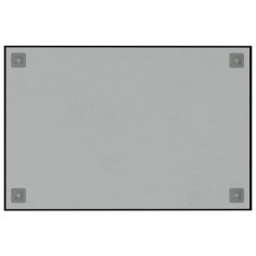 Greatstore Nástěnná magnetická tabule černá 60 x 40 cm tvrzené sklo