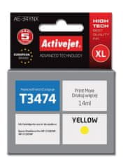 shumee Activejet inkoust AE-34YNX (náhradní Epson 34XL T3474; Supreme; 14 ml; žlutý)