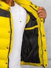 Dstreet Pánská vesta Sirre žlutá XL