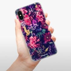 iSaprio Silikonové pouzdro - Flowers 10 pro Apple iPhone X