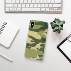 iSaprio Silikonové pouzdro - Green Camuflage 01 pro Apple iPhone X