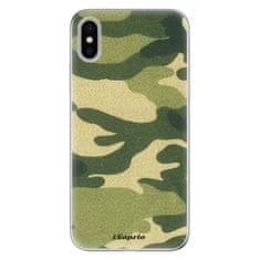 iSaprio Silikonové pouzdro - Green Camuflage 01 pro Apple iPhone X