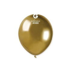Grabo Balónky dekorační 13 cm chromové zlaté 100 ks