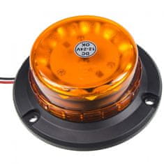 Aroso Maják LED diodový - oranžový / 12-24V / 12x 3W LED / magnetické uchycení / ECE R65 R10