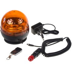 Aroso Maják LED diodový s vestavěným akumulátorem - oranžový / dálkové ovládání / 12x 3W LED / magnetické uchycení / ECE R65