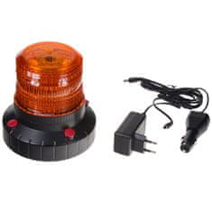 Aroso Maják LED diodový s vestavěným akumulátorem - oranžový / 60x 2835SMD LED / magnetické uchycení / ECE R10