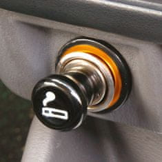 CarPoint Zapalovač do auta 12V vestavný - s oranžovým podsvícením