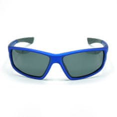 Polarized Brýle sluneční 96 - obroučky modré / skla tmavá / polarizační skla / pouzdro a utěrka