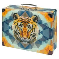 Presco Group BAAGL Skládací školní kufřík Tiger s kováním