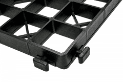 Bradas Zatravňovací plastová dlaždice 333x333mm, černá OPTIMAL GRID BR-KROG30BC