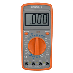 sapro Digitální multimetr Orangjo VC505, LCD, 2xAAA, akust. alarm