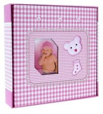 INTEREST Fotoalbum v krabici - Gedeon Baby - Barva růžová.