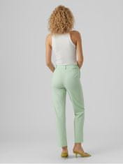 Vero Moda Dámské kalhoty VMZELDA Straight Fit 10261257 Mist Green (Velikost 34/32)
