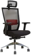 Mercury Kancelářská židle WINDY černo-červená