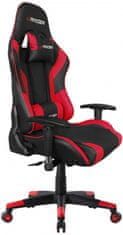 Mercury Herní židle MRacer koženka, černo-červená