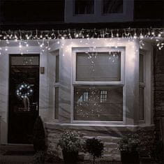 Solight LED rampouchy s pamětí a časovačem - venkovní vánoční závěs pro dokonalou atmosféru