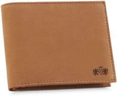 ZAGATTO Pánská horizontální peněženka z přírodní kůže, hnědá elegantní peněženka s RFID, spousta kapes a přihrádek, kapsa na bankovky, kapsa na karty, kapsa na mince, kapsa na doklady / ZG-N992-F10
