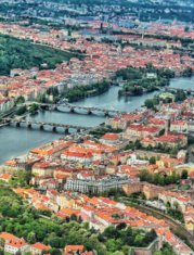 Allegria vyhlídkový let nad centrum Prahy