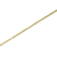 Brilio Dětský řetízek ze žlutého zlata Kostka/Venezia 271 115 00218 (Délka 36 cm)