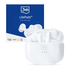3MK Bezdrátové sluchátka 3mk LifePods White, 5903108487825
