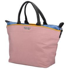 Coveri WORLD Lehká dámská pohodová taška do ruky Olympe, růžová